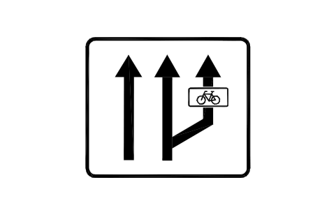 Preview of the E-02.2 Reserved lane symbol, block RSG_E_02_2