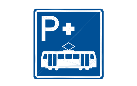 Preview of the E-12.4 Park and ride, bus symbol, block RSG_E_12_4