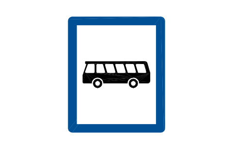 Preview of the E-13.1 Bus stop symbol, block RSG_E_13_1