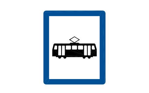 Preview of the E-13.2 Tramway stop symbol, block RSG_E_13_2