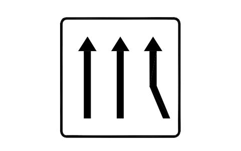 Preview of the G-11.1 Lane directions symbol, block RSG_G_11_1