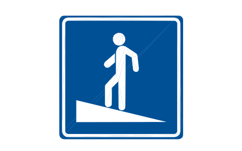 Preview of the G-21.1 Overpass, no steps symbol, block RSG_G_21_1