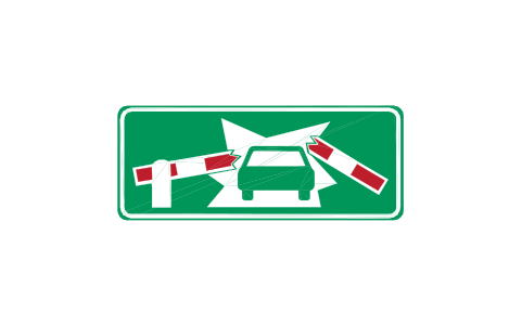 Preview of the G-25.1 Crash through gates symbol, block RSG_G_25_1