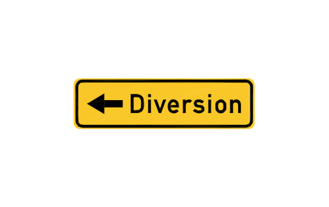 Preview of the G-26.4 Diversion direction symbol, block RSG_G_26_4