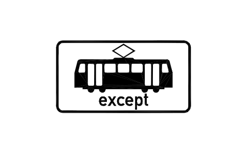 Preview of the H-06.1 Road user panel 2 symbol, block RSG_H_06_1