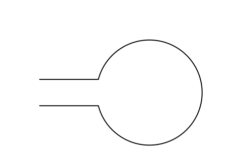 Preview of the Cul-de-sac turning head, 12 m symbol, block RDT_CULDESAC
