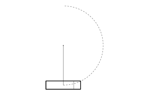 Preview of the Design vehicle, fire appliance symbol, block RDT_DESIGN_FIRE