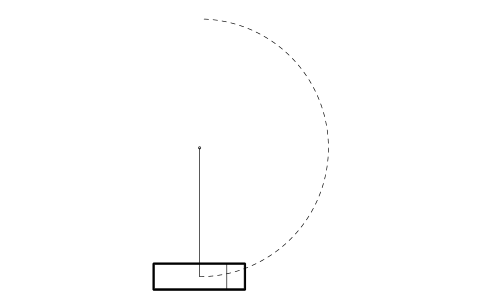 Preview of the Design vehicle, single unit truck symbol, block RDT_DESIGN_SU