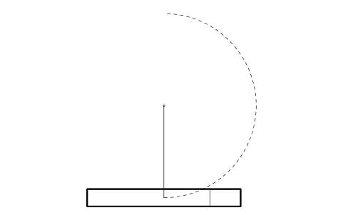 Preview of the Design vehicle, semi-trailer 20 m symbol, block RDT_DESIGN_WB20