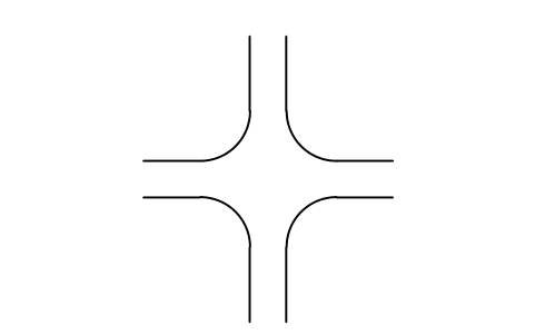 Preview of the Crossroads, 7.3 m symbol, block RDT_JN_CROSS_73