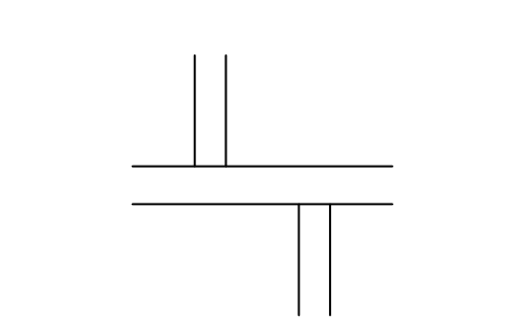 Preview of the Staggered junction, 20 m symbol, block RDT_JN_STAGGERED