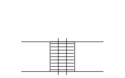 Preview of the Level crossing, single track symbol, block RDT_LEVEL_CROSSING