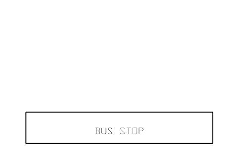 Preview of the Bus stop box, 15 m symbol, block RDT_MK_BUS_STOP