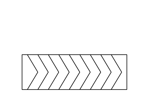 Preview of the Chevron hatching, 6 x 2 m symbol, block RDT_MK_CHEVRON