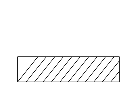 Preview of the Diagonal hatching, 6 x 1.5 m symbol, block RDT_MK_DIAGONAL_HATCH