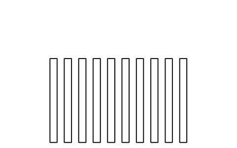 Preview of the Rumble strips, 10 bars symbol, block RDT_MK_RUMBLE