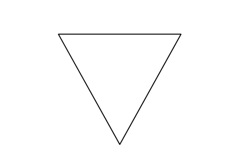 Preview of the Yield triangle marking symbol, block RDT_MK_YIELD_TRIANGLE