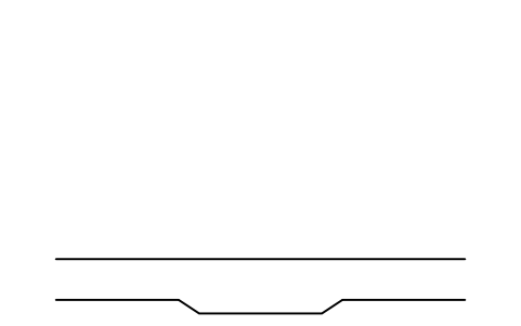 Preview of the Passing place on single track symbol, block RDT_ROAD_PASSING