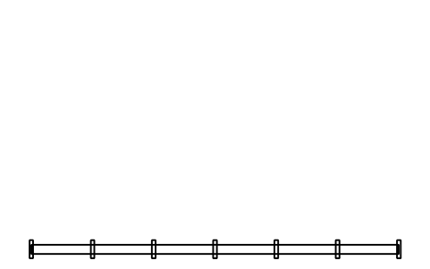 Preview of the Guardrail, W-beam, 12 m symbol, block RDT_SF_GUARDRAIL