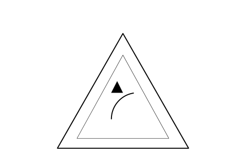 Preview of the Curve warning sign symbol, block RDT_SIGN_CURVE