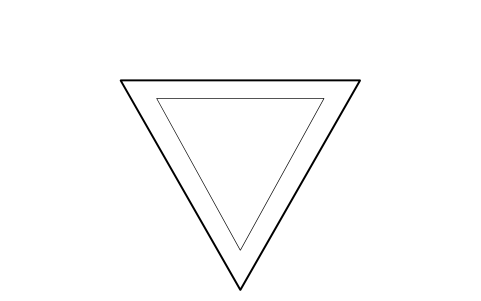 Preview of the Give way sign symbol, block RDT_SIGN_GIVEWAY