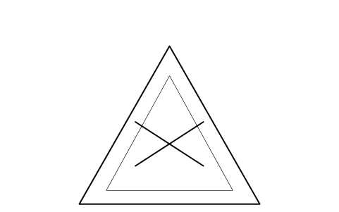 Preview of the Level crossing sign symbol, block RDT_SIGN_LEVEL_X