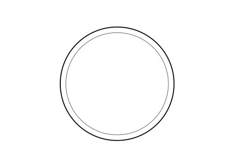 Preview of the Mandatory sign, circle symbol, block RDT_SIGN_MANDATORY