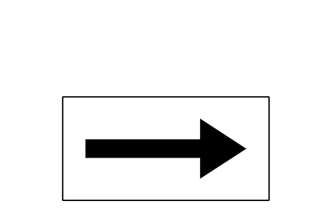 Preview of the One way sign symbol, block RDT_SIGN_ONEWAY