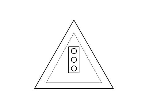 Preview of the Signals ahead sign symbol, block RDT_SIGN_SIGNALS