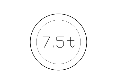 Preview of the Weight limit sign symbol, block RDT_SIGN_WEIGHT