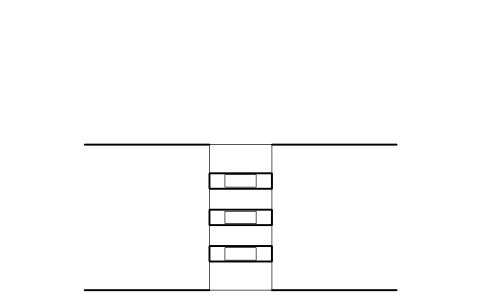 Preview of the Toll plaza, 4 lanes symbol, block RDT_TOLL_PLAZA