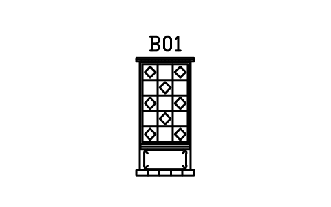 Preview of the Bed, plank, 900 x 2000, single symbol, block RUS_BED_900