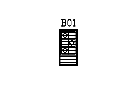 Preview of the Cot, wood, 700 x 1400 symbol, block RUS_BED_COT