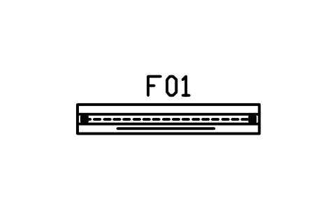 Preview of the Plank bench, 2400 x 380 symbol, block RUS_BENCH_2400