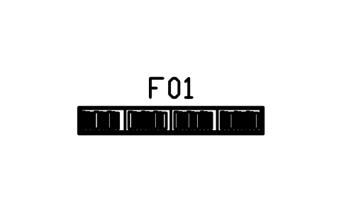 Preview of the Bookcase, 2400 x 350 symbol, block RUS_BOOKCASE_2400