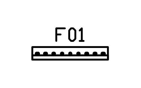 Preview of the Coat rail with shelf, 1500 symbol, block RUS_COAT_RAIL_1500