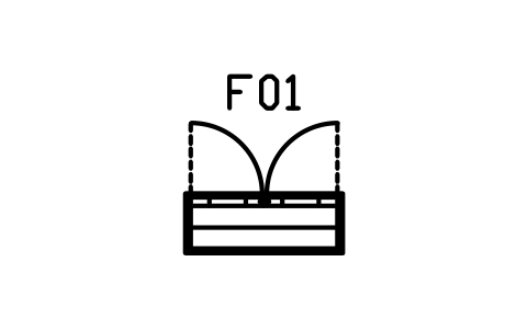 Preview of the Hutch, glazed doors, 1200 x 450 symbol, block RUS_HUTCH_1200