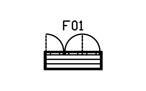 Preview of the Hutch, glazed doors, 1600 x 500 symbol, block RUS_HUTCH_1600