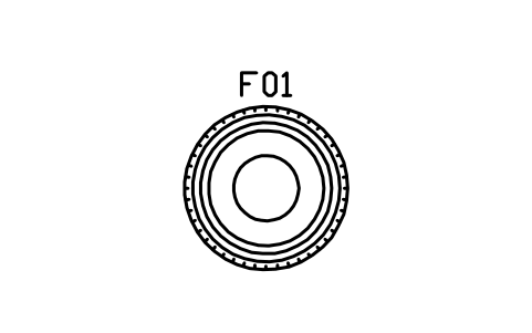 Preview of the Braided rug, round, 1800 symbol, block RUS_RUG_BRAID_ROUND