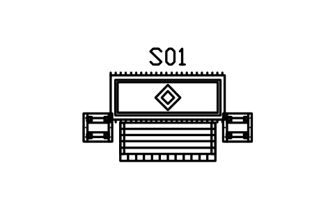 Preview of the Porch set, swing, side tables, lanterns symbol, block RUS_SET_PORCH_SWING