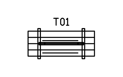 Preview of the Trestle table, 2400 x 900 symbol, block RUS_TABLE_TRESTLE