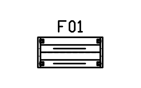 Preview of the Kitchen work table with shelf, 1500 x 700 symbol, block RUS_WORK_TABLE