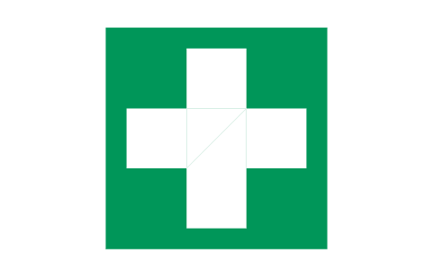 Preview of the E003 First aid symbol, block SGN_E003_FIRST_AID