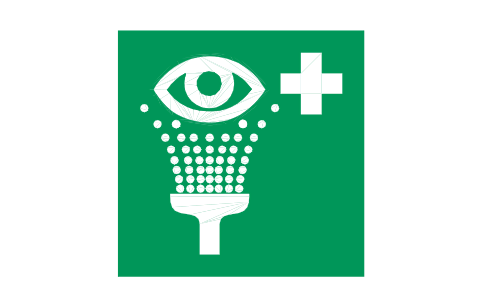 Preview of the E011 Eyewash station symbol, block SGN_E011_EYEWASH_STATION
