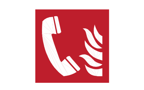 Preview of the F006 Fire emergency telephone symbol, block SGN_F006_FIRE_EMERGENCY_TELEPHONE