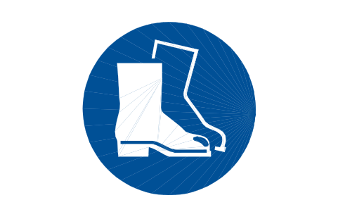 Preview of the M008 Wear safety footwear symbol, block SGN_M008_WEAR_SAFETY_FOOTWEAR