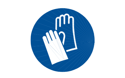 Preview of the M009 Wear protective gloves symbol, block SGN_M009_WEAR_PROTECTIVE_GLOVES