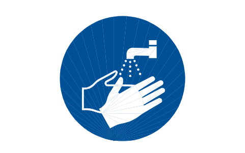Preview of the M011 Wash your hands symbol, block SGN_M011_WASH_YOUR_HANDS
