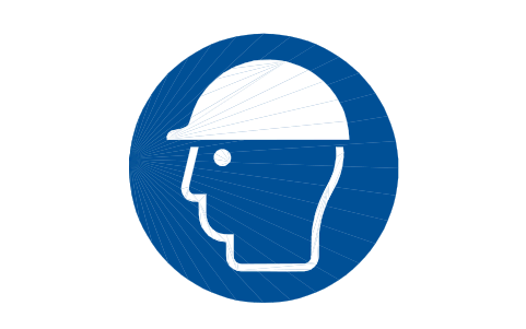 Preview of the M014 Wear head protection symbol, block SGN_M014_WEAR_HEAD_PROTECTION
