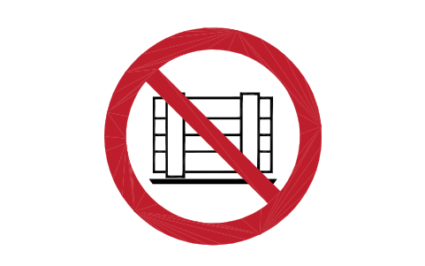 Preview of the P023 Do not obstruct symbol, block SGN_P023_DO_NOT_OBSTRUCT